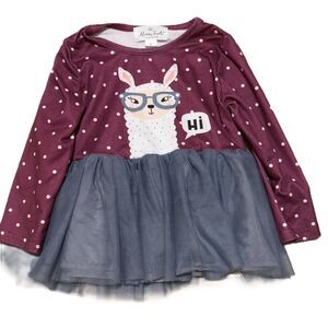 Marie Nicole Llama Tutu Dress Girls Small